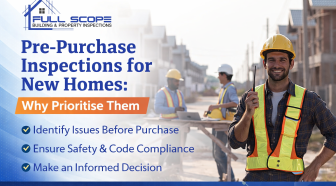 Pre-Purchase Inspections for New Homes: Why Prioritise Them